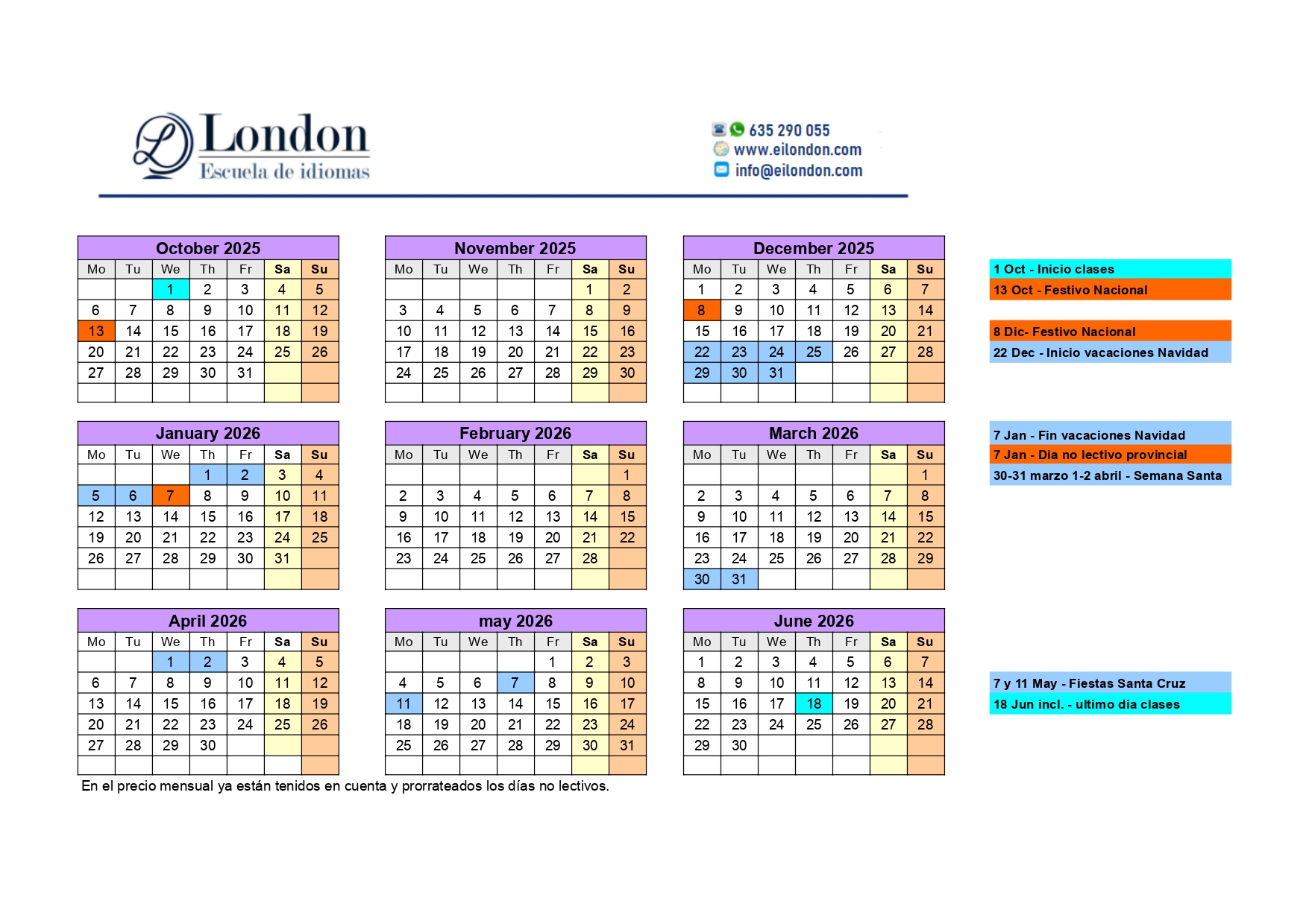 Calendario 2025 26 LONDON ESCUELA DE IDIOMAS - Hoja 1_page-0001